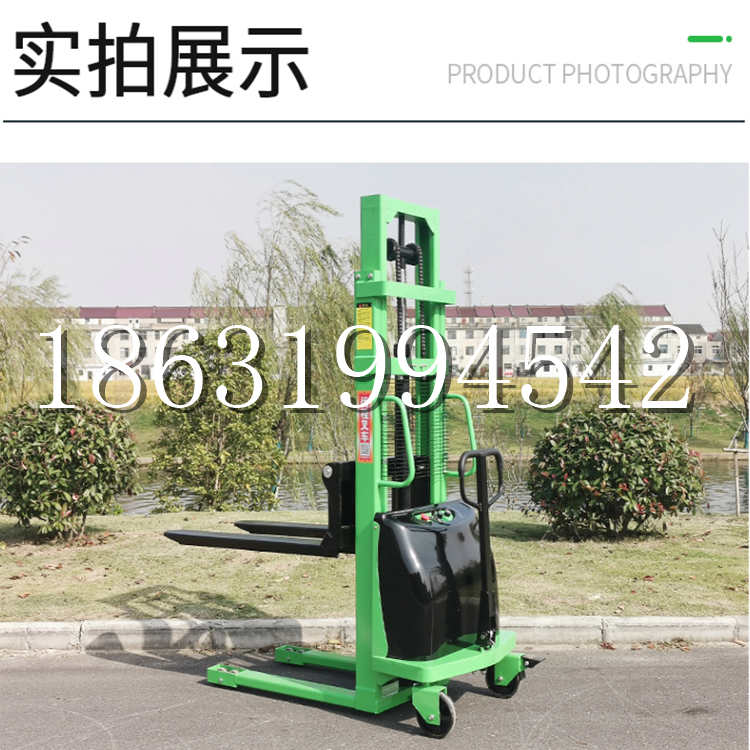 峨眉乡电动叉车堆高车液压铲车电瓶1吨2吨站驾步行式小型全自动叉车